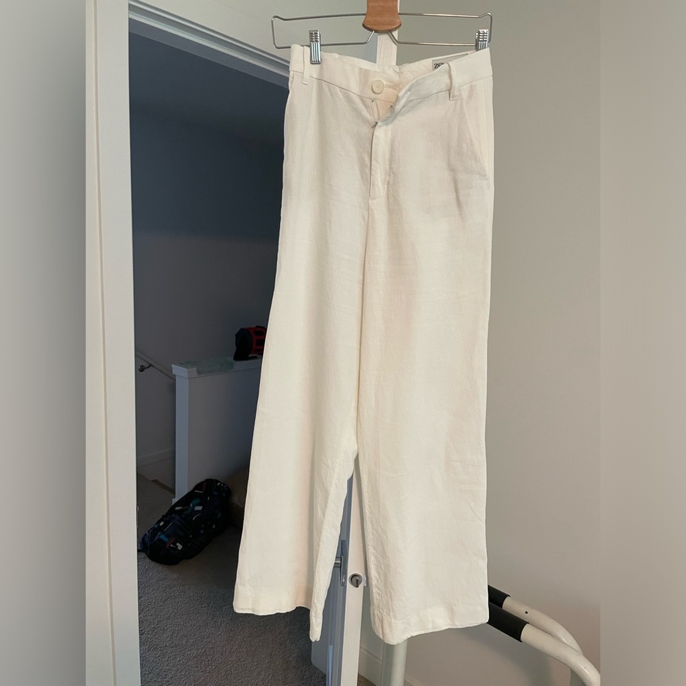 Zara Cream Chinos for Effortless Style